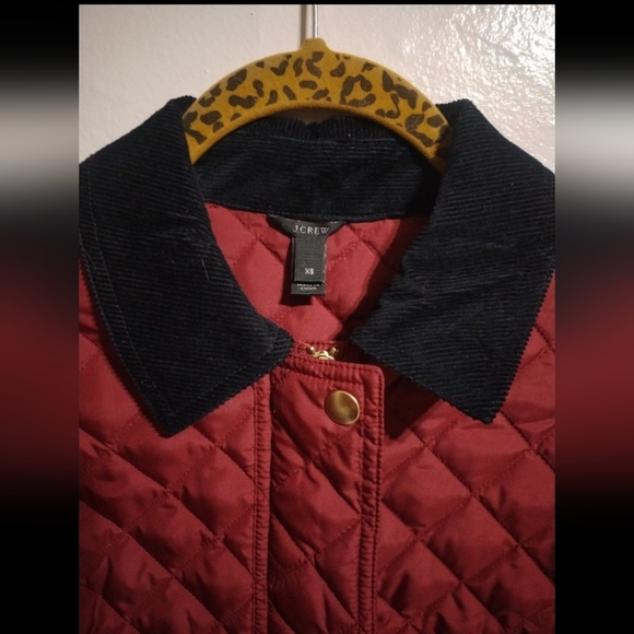 NWOT J CREW Quilted Tack Barn Corduroy Trim Down Field Jacket Sz XS - Picture 12 of 12